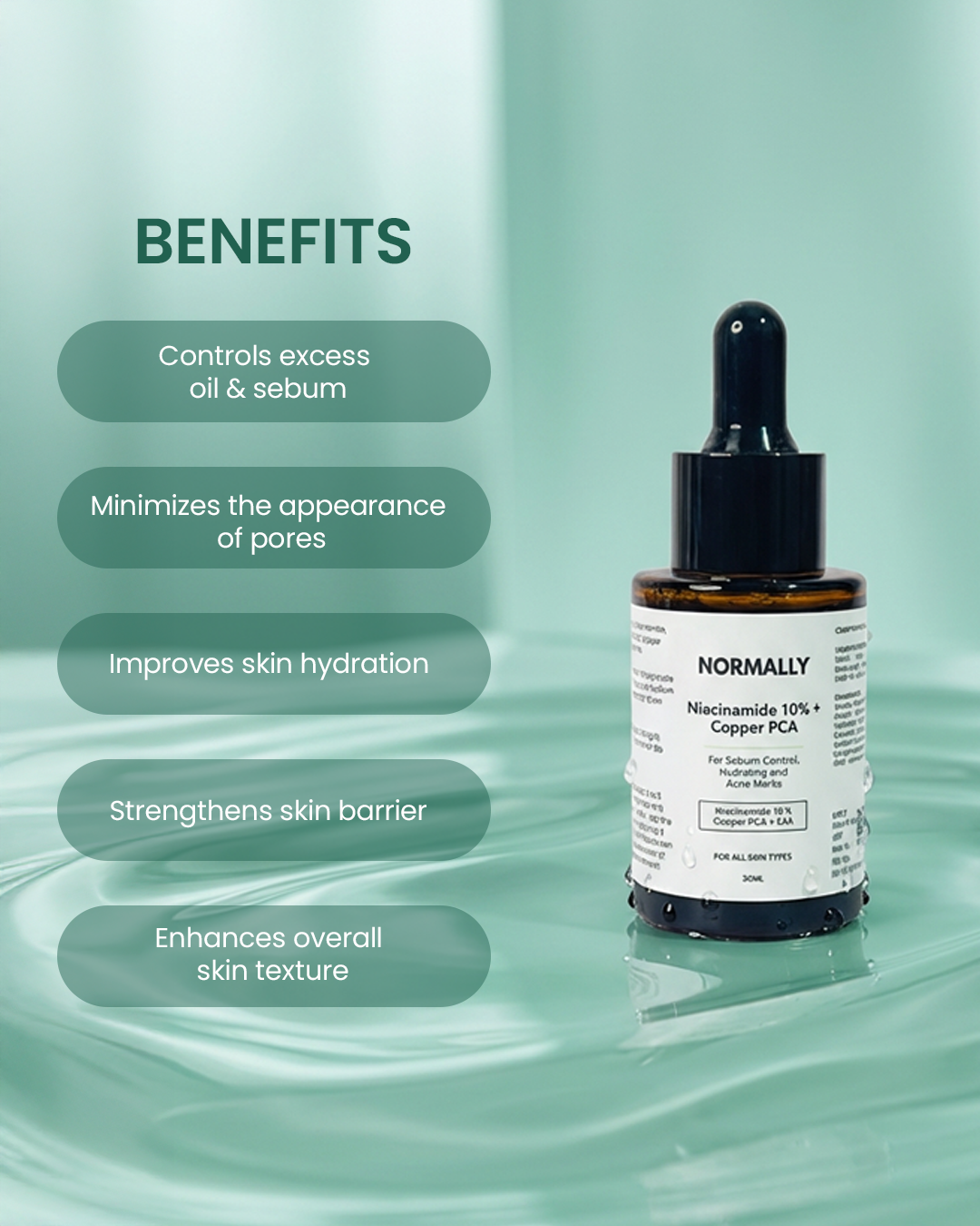 Niacinamide Serum 10% + Copper PCA