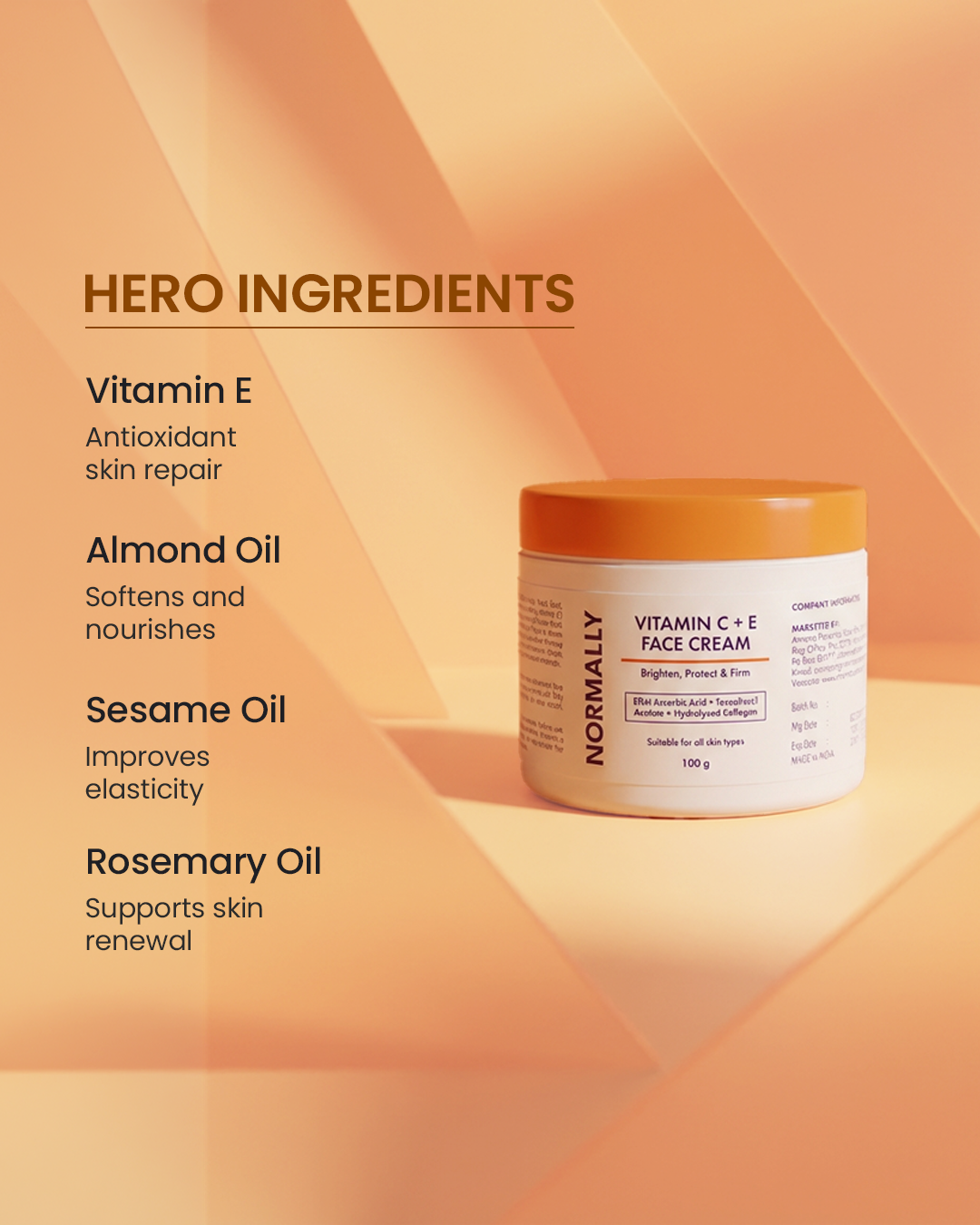 Vitamin C + E Face Cream